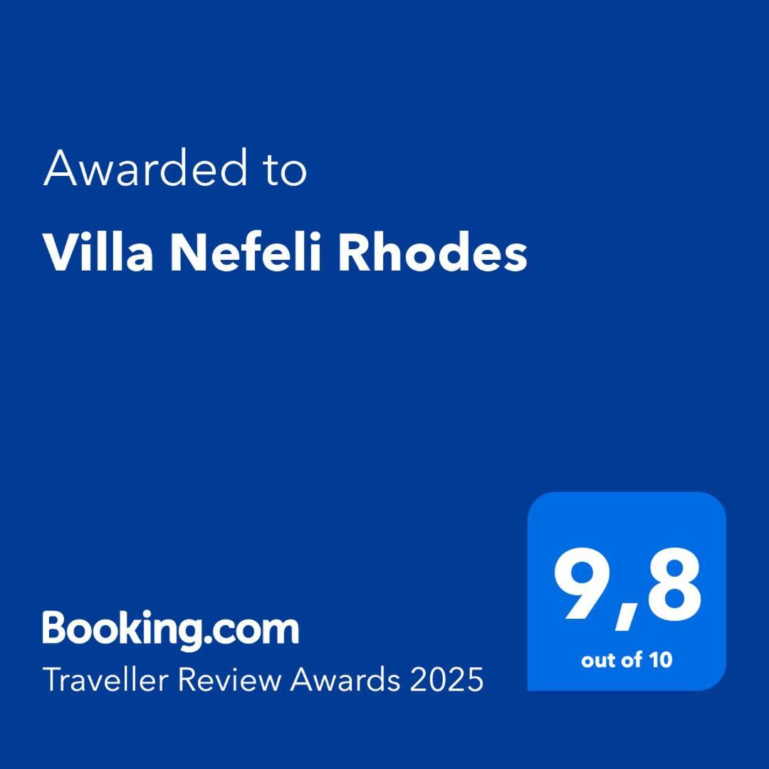 Villa Nefeli Rhodes 아크앤젤로스 외부 사진